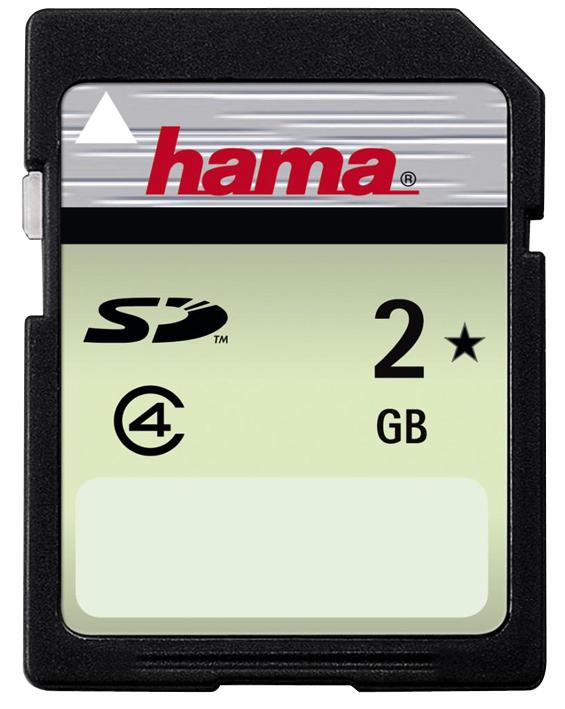 055377 SD CARD, 2GB, CLASS 4 HAMA