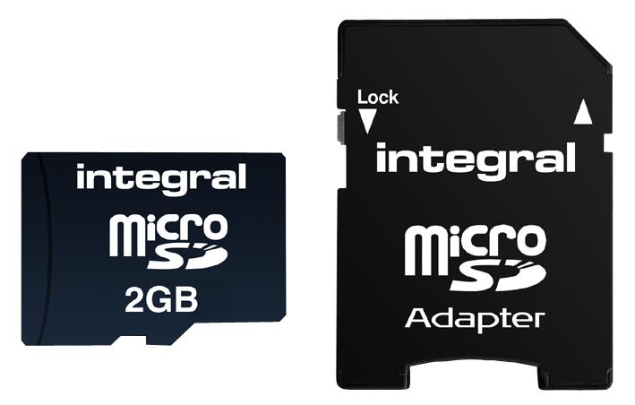 INMSD2GV2 MICROSD 2GB WITH SD ADAPTER INTEGRAL