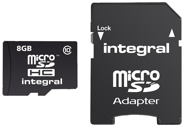 INMSDH8G10-90U1 8GB ULTIMAPRO MICROSD C10 90 MB/S INTEGRAL