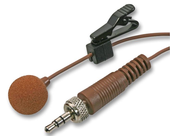 MIC-500LJ BROWN MICROPHONE, LAVALIER, LOCK JACK PULSE