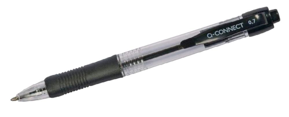 KF00267 PEN RETRACTABLE BLACK 10PK Q CONNECT