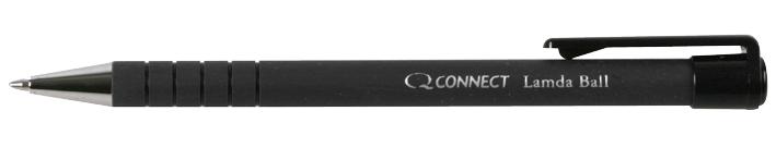 KF00672 PEN RUBBER BARREL BLACK 12PK Q CONNECT