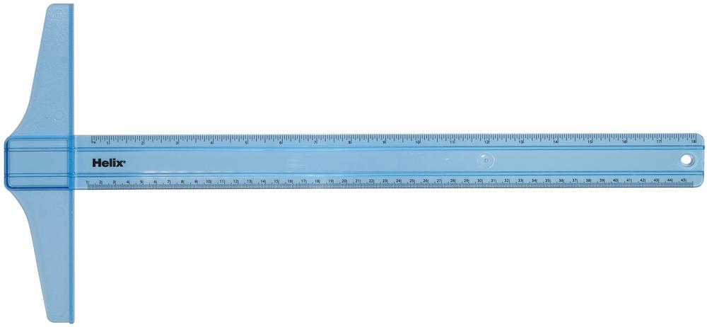 T94041 T-SQUARES, 45CM/18", PLASTIC HELIX