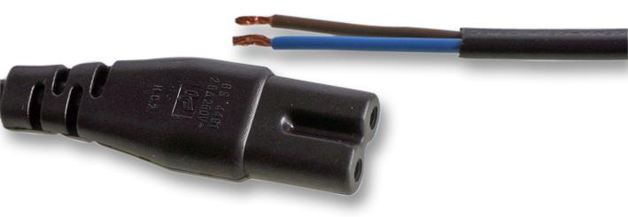 CON1 POWER LEAD, FIG8 TO OPEN END PRO ELEC
