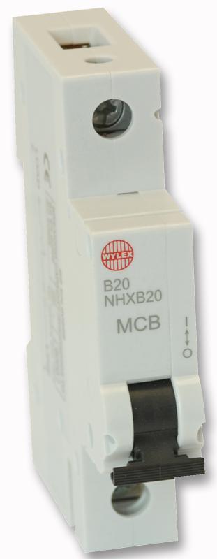 SFNHXB20 WYLEX 20A SP TYPE B MCB 6KA WYLEX