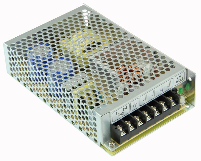 RS-100-12 PSU, ENCLOSED 12V 100W MEAN WELL