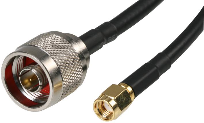 CBA-SMAMRP-NM1 CABLE ASSY,N PLUG TO REV POL SMA PLUG,1M RF SOLUTIONS