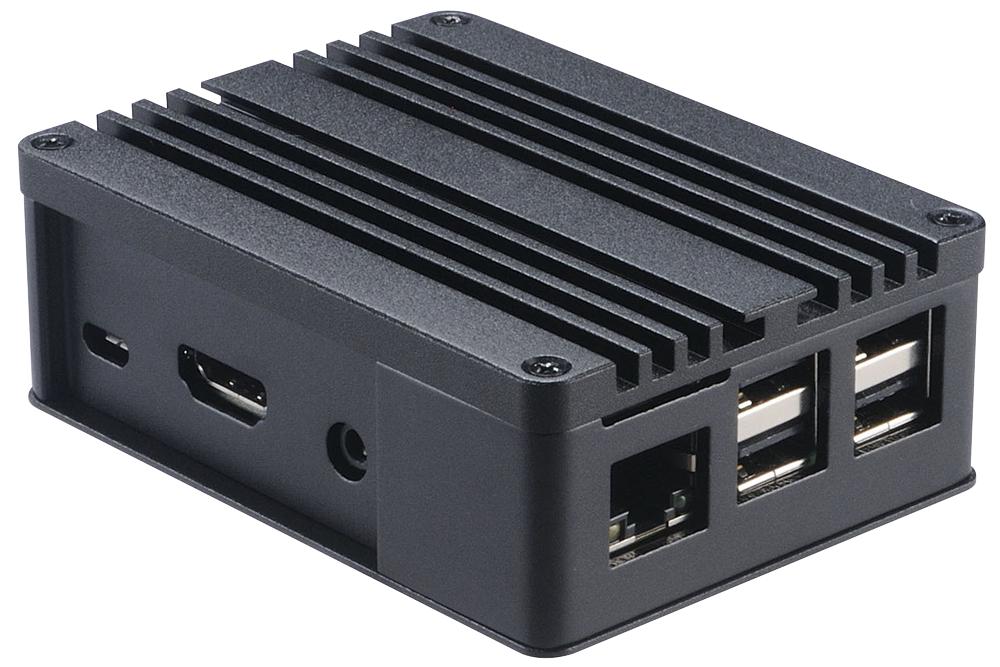 A-RA03-M1B ALUMINIUM CASE FOR RASPBERRY PI 3B/3B+ AKASA