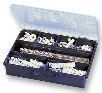 108119 STORAGE BOX, 41MM X 271MM X 173MM, 7COMP RAACO