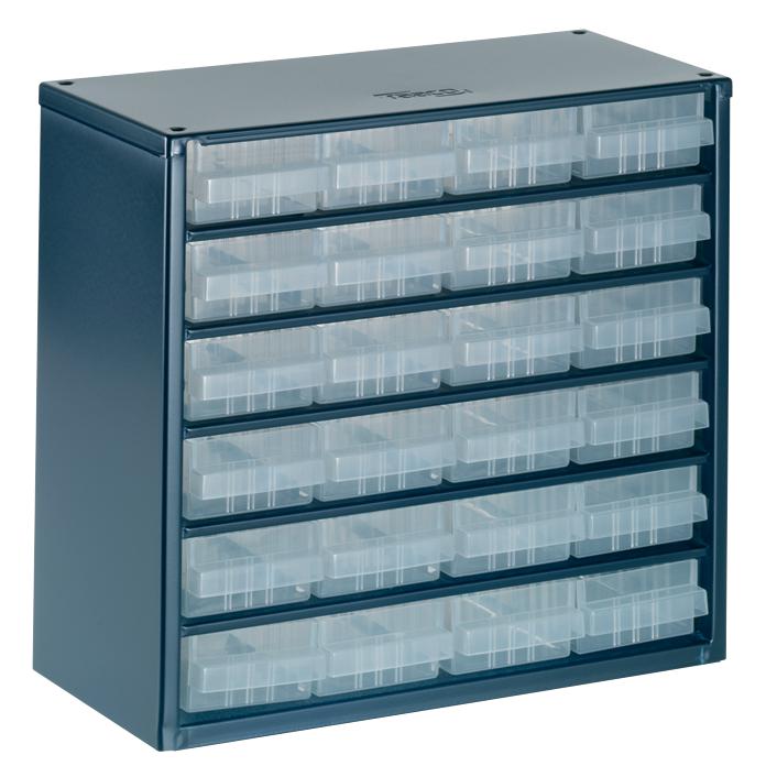 137546 STEEL CABINET, 624-01, 24 DRAWERS RAACO