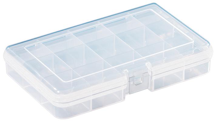101CTN STORAGE BOX, 15 COMPARTMENT, TRANSPARENT MULTICOMP PRO