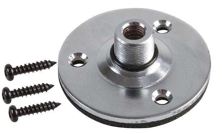 PLS00424 MOUNTING FLANGE, GOOSENECK, CHROME PULSE