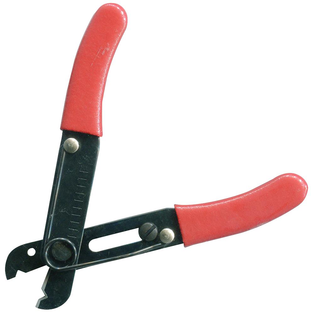 D03004 STRIPPER/CUTTER, 5", BLACK/RED DURATOOL
