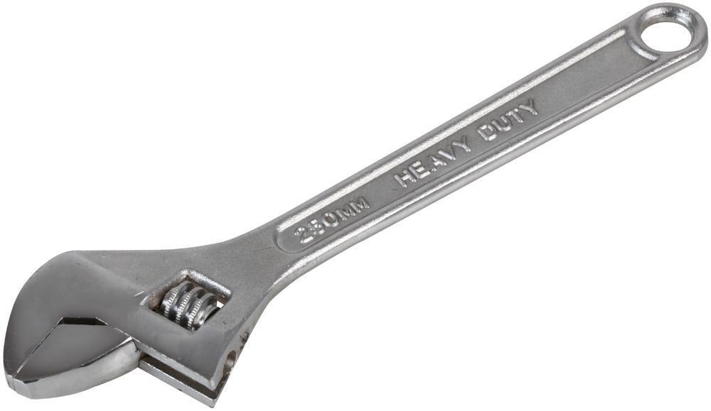 D03105 ADJUSTABLE SPANNER, CHROME, 10IN/250MM DURATOOL