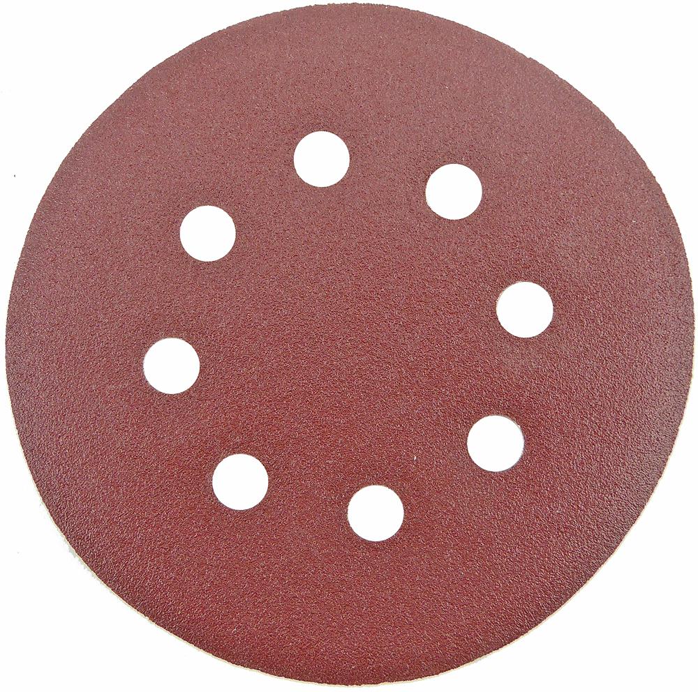 VD125120 HOOK & LOOP SANDING DISC 125MM 120G PK10 TOOLPAK