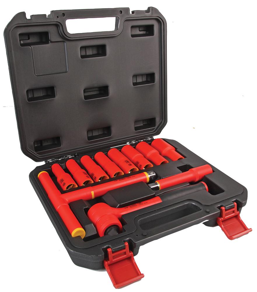 D030022 INSULATED SOCKET SET, 1KV, 12PC DURATOOL