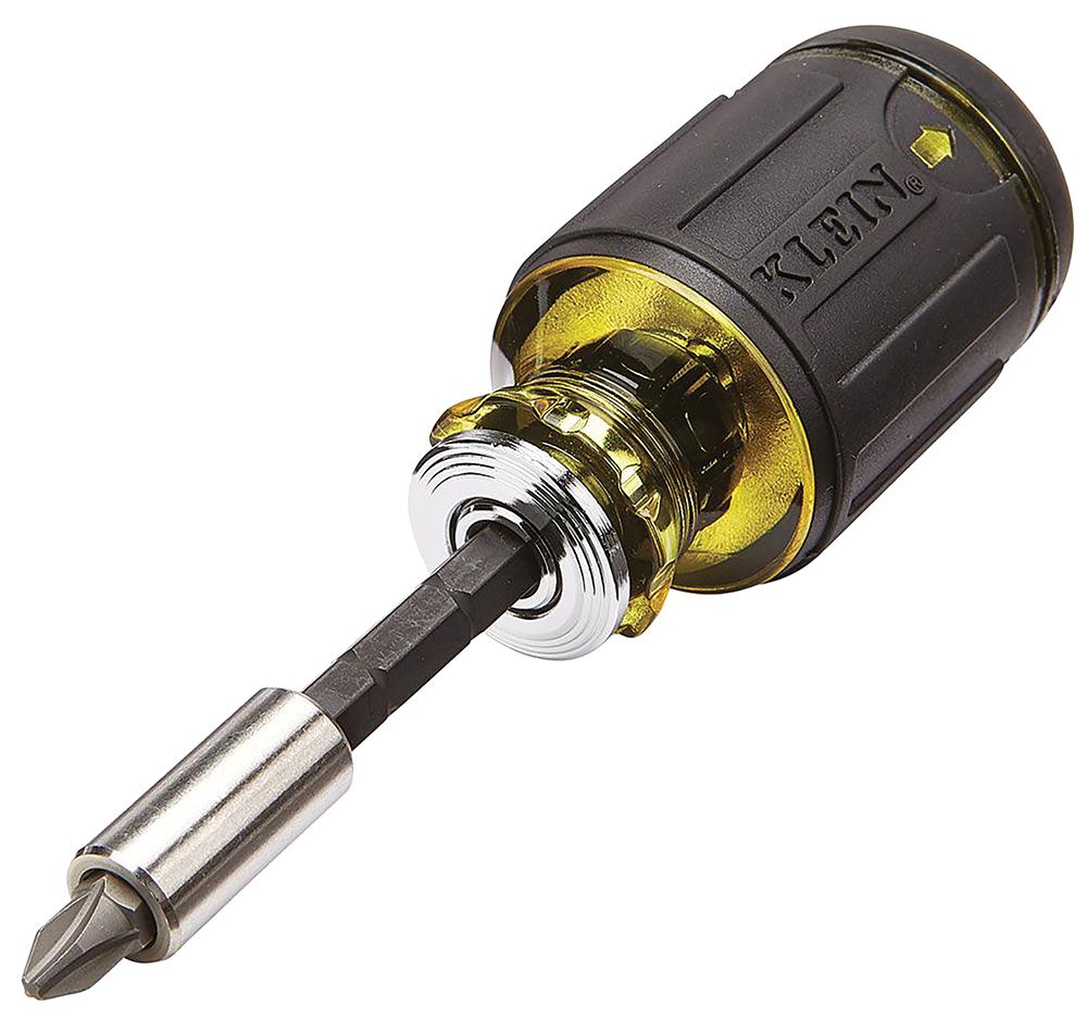 32308 8-IN-1 SCREWDRIVER SET, ADJ LEN STUBBY KLEIN TOOLS