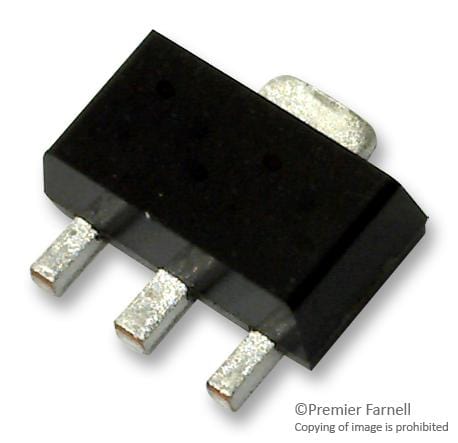 DIODES INC. Bipolar BCX5616TC TRANS, NPN, 80V, 1A, 150DEG C, 2W DIODES INC. 3405133 BCX5616TC