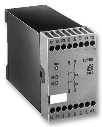 DOLD Safety BD 5987.02/001 DC 24V RELAY, SAFETY, DPST, 230VAC, 5A DOLD 9514422 BD 5987.02/001 DC 24V
