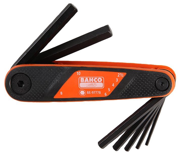 BAHCO Hex Key Sets BE-9777B HEX KEY SET, FOLDING BAHCO 3378576 BE-9777B