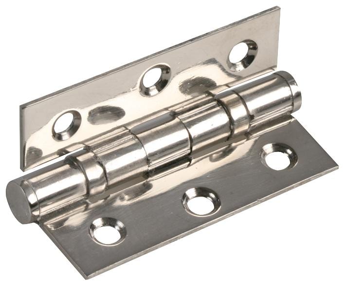 DURATOOL Hinge D02060 S/STEEL HINGE 2BB, POLISHED 3X1IN DURATOOL 3382975 D02060