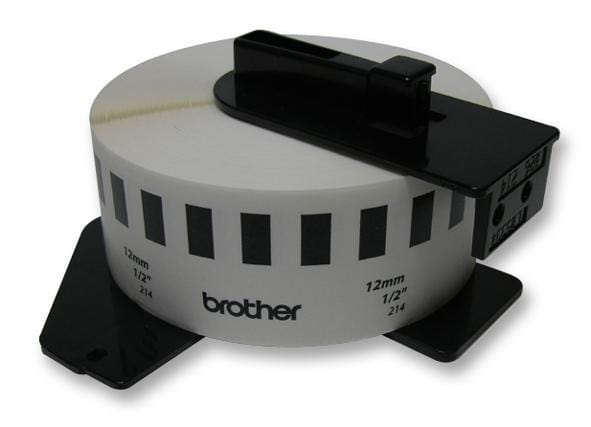 BROTHER Label Printer Tape DK22214 TAPE, CONTINUOUS PAPER, 12MM BROTHER 8779180 DK22214
