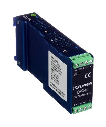 TDK-LAMBDA Modules / DIN Rail / Front End DPX-40-24WS-05 DC-DC CONVERTER, 5V, 8A TDK-LAMBDA 3262073 DPX-40-24WS-05