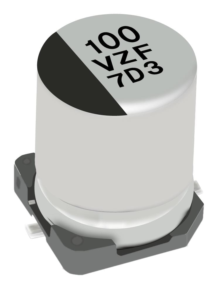 PANASONIC Aluminium Electrolytic Capacitors - Hybrid EEHZF1J560P CAP, 56UF, 63V, ALU ELEC, HYBRID, SMD PANASONIC 3442415 EEHZF1J560P
