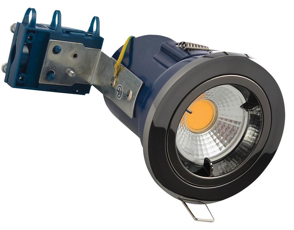 FORUM LIGHTING Downlights ELA-27465-BCHR DIE CAST FIXED FR DLIGHT, BLACK CHR FORUM LIGHTING 3378130 ELA-27465-BCHR