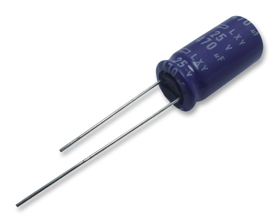 UNITED CHEMI-CON Aluminium Electrolytic Capacitors - Leaded ELXY250ELL471MJ20S CAP, 470µF, 25V, 20% UNITED CHEMI-CON 2113034 ELXY250ELL471MJ20S