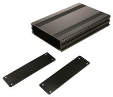 B2-080BK - Metal Enclosure, Optional IP65/ NEMA 4 Sealing Kit SK-2, Small, Extruded Aluminium, 30 mm, 108.5 mm - BOX ENCLOSURES