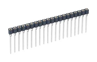 D01-9953242 - IC & Component Socket, Breakaway Strip, Wire Wrap, 32 Contacts, SIP Socket, 2.54 mm, D01 - HARWIN