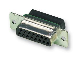 205209-2 - D Sub Connector Housing, 37 Ways, D Sub, 4, AMPLIMITE HDP-20, Receptacle, Steel Body - AMP - TE CONNECTIVITY