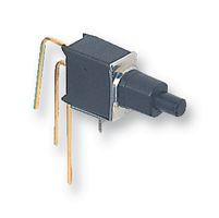 TP33WW080 - Pushbutton Switch, TP, SPST-NO, Off-(On), Plunger, Black - APEM