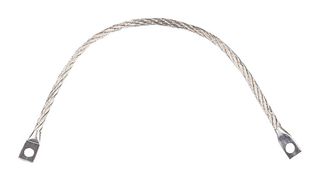 59990251 - Earth Strap, Bonding, Braided, 10 mm2, M5 Lug to M5 Lug, 5.9 ", 150 mm, Unjacketed - PRO POWER