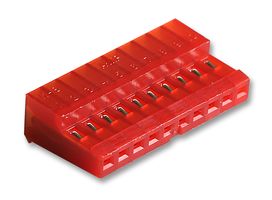 4-640440-0 - IDC Connector, 22 AWG, IDC Receptacle, Female, 2.54 mm, 1 Row, 10 Contacts, Cable Mount - AMP - TE CONNECTIVITY