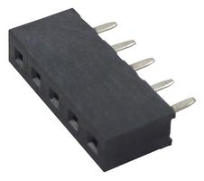 M22-7130542 - PCB Receptacle, Vertical, Board-to-Board, 2 mm, 1 Rows, 5 Contacts, Through Hole Mount, M22 - HARWIN
