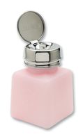 TDS18AS - Polyethylene Solvent Dispenser, Anti-Splash, ESD Safe, Static Dissipative Plastic, Pink, 180ml - IDEAL-TEK