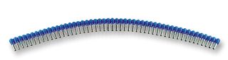 9004310000 - Wire Ferrule, Single Wire, 18 AWG, 0.75 mm², 8 mm, Blue - WEIDMULLER