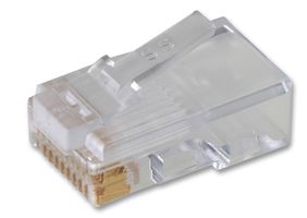 940SP301010R - Modular Connector, RJ50 Plug, 1 x 1 (Port), 10P10C, Cable Mount - STEWART CONNECTOR