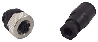 99-0436-14-05 - Circular Connector, 713 Series, Cable Mount Receptacle, 5 Contacts, Screw Socket - BINDER