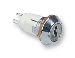 SRL-5-D-D-2 - Keylock Switch, SPDT, SRL, 2 Position, Solder, 1 A - LORLIN