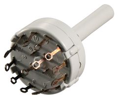 CK1035 - Rotary Switch, 6 Position, 2 Pole, 30 °, 150 mA, 250 V, CK - LORLIN