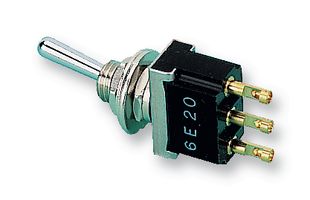 FTF0904 - Toggle Switch, On-(On), SPDT, Non Illuminated, F, Panel Mount, 6 A - TE CONNECTIVITY