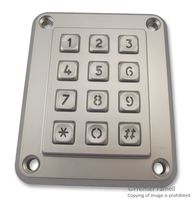 S.12150.241 - Keypad, S, 3 x 4, Matrix, Chromed Zinc, 5 mA, 5 V - EOZ