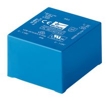 FL30/18 - PCB Transformer, UI 39 x 21, Encapsulated Safety Isolating, 2 x 115V, 2 x 18V, 30 VA, 50Hz / 60Hz - BLOCK