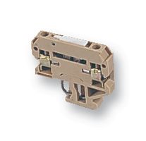 041216 SAKR - DIN Rail Mount Terminal Block, 2 Ways, 22 AWG, 12 AWG, 4 mm², Screw, 10 A - WEIDMULLER