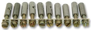 036880 Q10 (SAK4) - Jumper (Busbar), Jumper, SAK4 Terminals, 10 Ways - WEIDMULLER