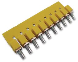 WQV2.5/10 - Jumper (Busbar), Jumper, WDU2.5 Terminals, 10 Ways, 5.1 mm - WEIDMULLER