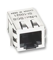 SI-60002-F - Modular Connector, RJ45 Jack, 1 x 1 (Port), 8P8C, Cat5, Through Hole Mount - BEL MAGNETIC SOLUTIONS